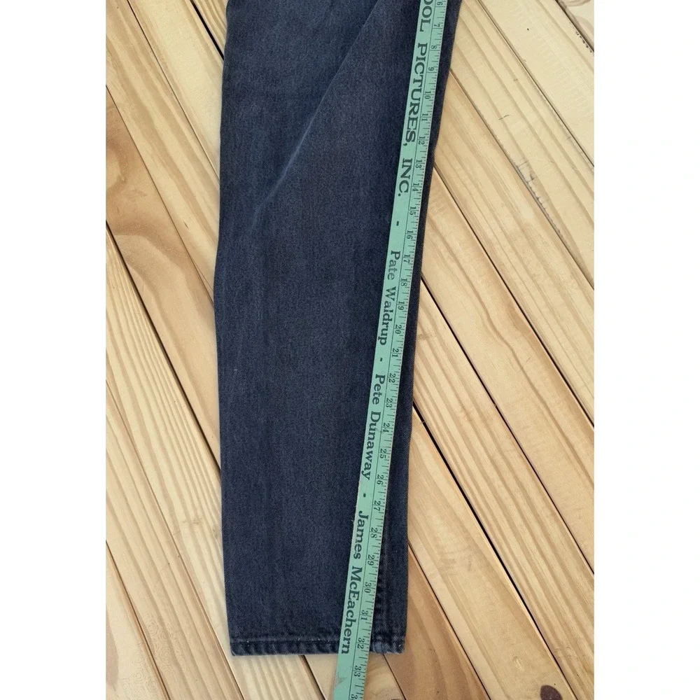 Vintage Black Levi's 550 Relaxed Fit Tapered Leg Orange Tab 34x32